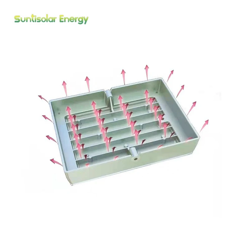 Automatic cleaning solar street light Cooling Design