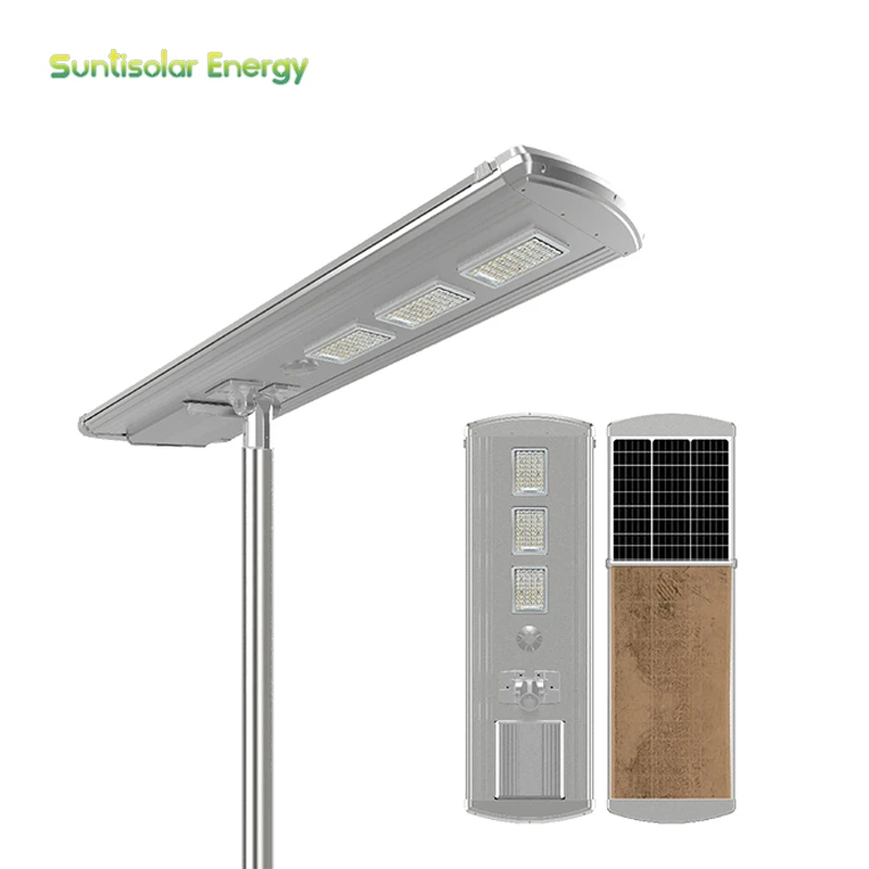 Automatic cleaning solar street light